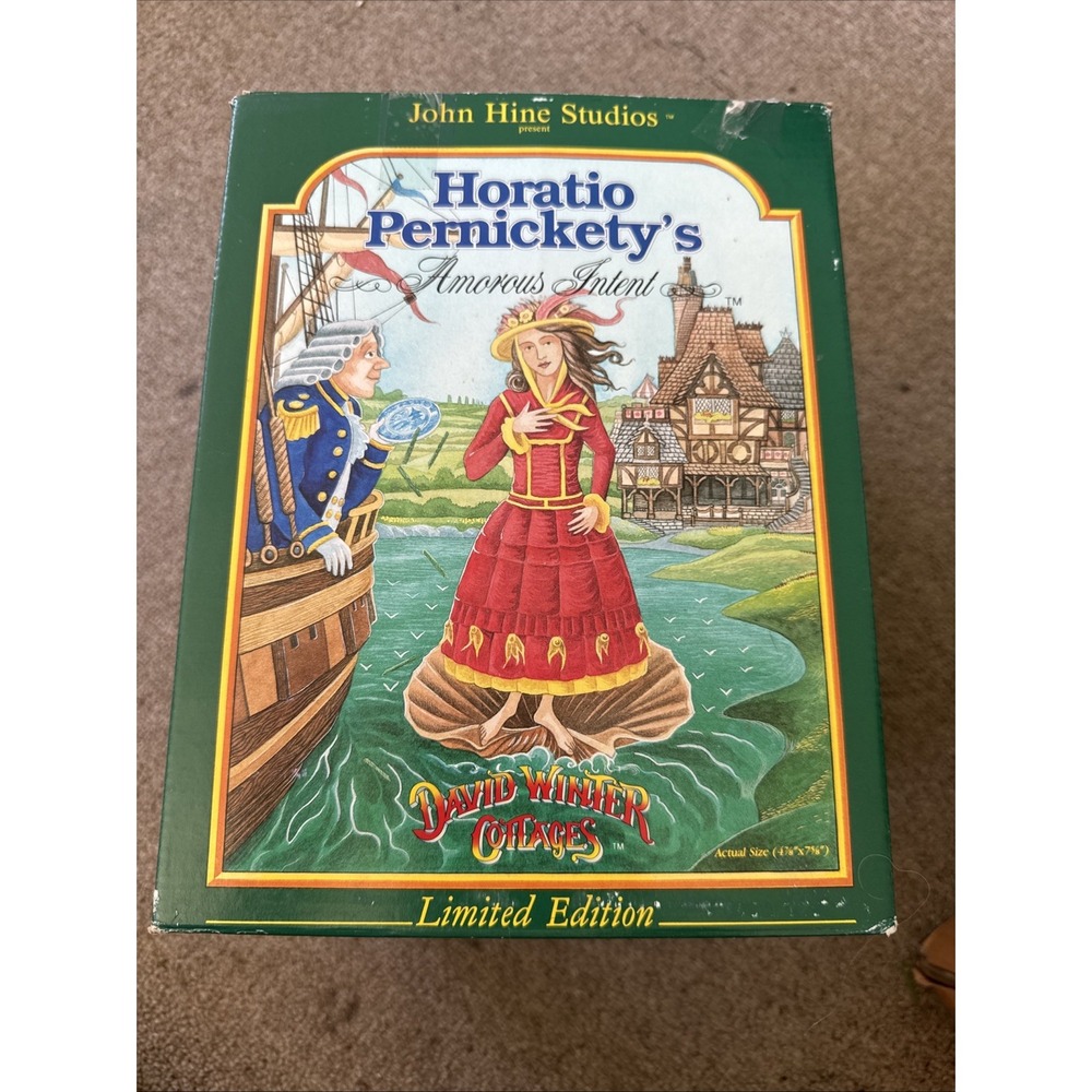 VTG David Winter Cottages Horatio Pernickety's Amorous Intent 1993 LE 4102/9990 - Picture 15 of 16